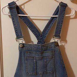 Light blue denim overalls (Torrid)